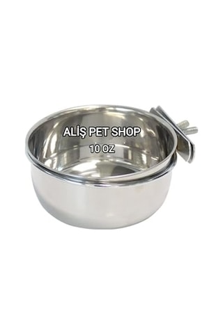 Chicos Cchcp10 Kanca Askılı 10 Oz Metal Yem Kabı Ø 9,5