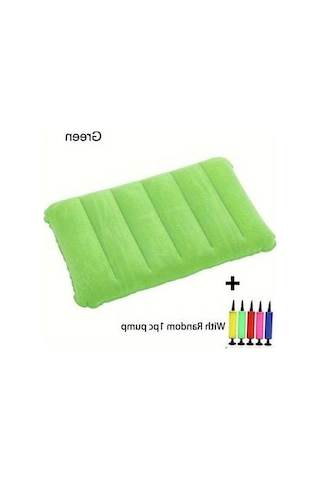 Trendooze Yatak Kamping Seyahat Şişme Yastık Pompa Portatif Gri Gri