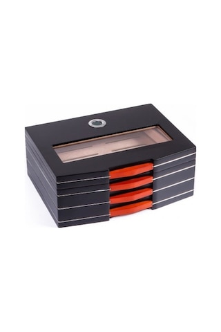 Parmida Humidor Puro Saklama Kutusu - Siyah 0162