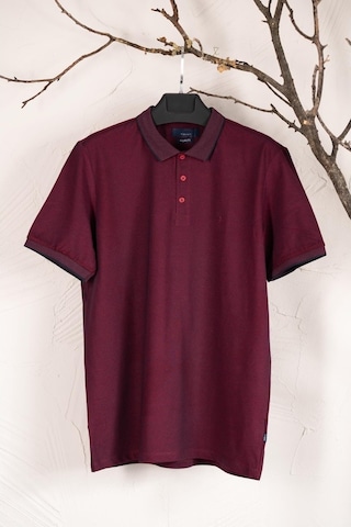 Polo Yaka Büyük Beden Suprem Penye Erkek T-Shirt Petrol Mavisi