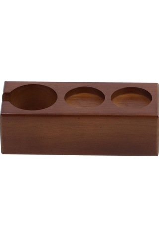 3 Gözlü Ahşap Tamper Standı - Yongtao A