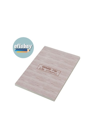 Dilman Sipariş Fişi Otokopili 2 - 50 12 Li Paket N11.3266