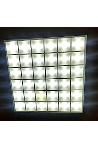 2 Adet 90 Watt 60x60 Panel Led Mercekli 36 Gözlü Özel Ürün Beyaz