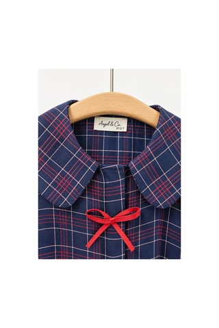 Angel&co. Girls Clothing Kız Çocuk Müsln Etek-ince Viskon Gömlek Takım Çok Renkli Çok Renkli