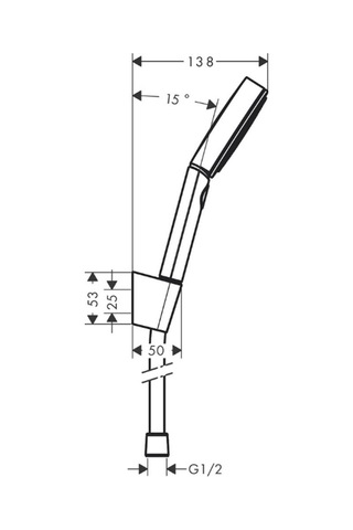 Hansgrohe Pulsify Select S Duş Askı Seti 105 3jet Relaxation, 160 Cm Duş Hortumu Dahil Krom