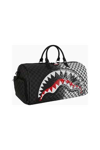 Sprayground Mix And Match Scribble Large Duffle, Şık Ve Geniş Seyahat Çantası, Sınırlı Üretim Sırt Çantası Siyah