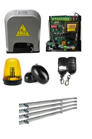 Csg Elektronik 1200 Kğ Yana Kayar Otomatik Bahçe Kapı Motoru Seti
