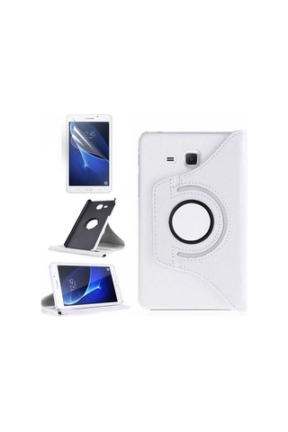 Galaxy Uyumlu Tab 4 T280 Zore Dönebilen Standlı Tablet Kılıfı