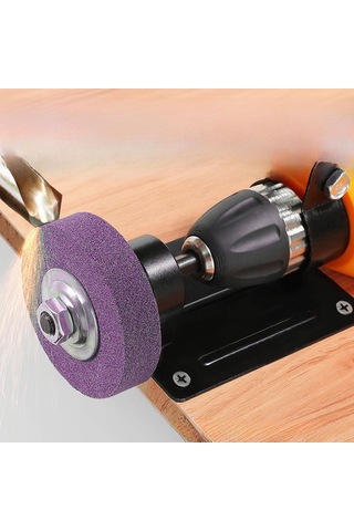 Homyl Elektrikli Matkap Kesme Standı Taşlama Pembe-disk