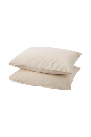 Ikea Dvala 2'li Yastık Kılıfı 50 X 60 Cm Bej