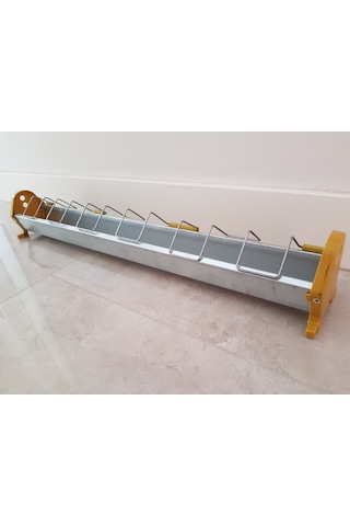 Güvercin Civciv Metal Galvaniz Yemlik 75 Cm 2  Adet