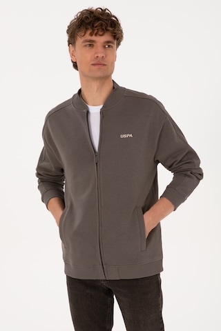 U.s. Polo Assn. Erkek Vizon Hırka Örme 50315612-vr052 Vizon