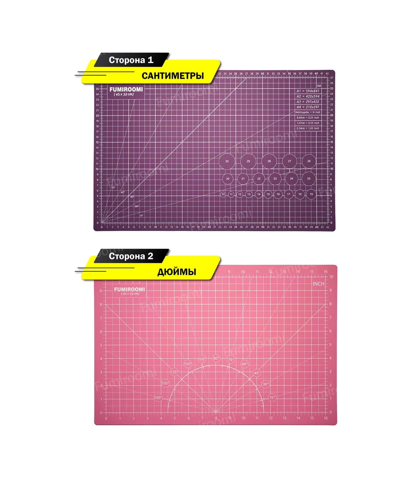 Fumıroomı Bıçaklar İçin Kesim Paspası / Kesim Matı 40832526