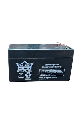 Ortec 12v 1.3ah Akü Bakımsız Kuru Akü