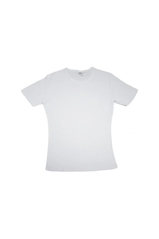 Slazenger Sander Büyük Beden-beyaz Erkek T-shirt St11te083b-000 Beyaz-beyaz