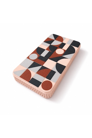Cep Boy Katlanabilir Tavla Seti 17 X 14,5 Cm 3d Baskı Seyahat Tavlası Mini Taşınabilir Tavla Oyunu
