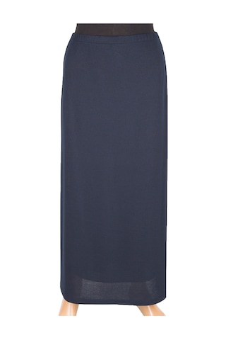 Hesna Kadın Buğra Astarlı Çan Kesim Lacivert Etek Lacivert