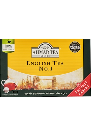 Ahmad Tea Eng Tea N01 100x3,2 Gr Demlk Poşet Çay X 6 Adet