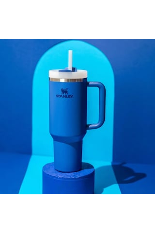 Stanley Quencher Pipetli Termos Bardak 1.18 Lt - Azure