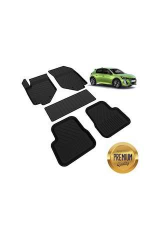 Peugeot 208 Havuzlu Paspas Kokusuz Yumuşak 2021 2022 2023 2024 Elektrikli Uyumlu Değildir