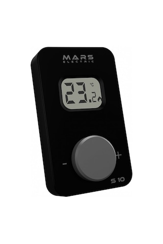 Mars S10 Kablosuz Oda Termostatı Siyah
