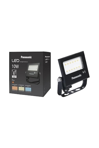 Panasonic Led Projektör Sensorlü, Beyaz Işik 10w 900lm 6500k Çok Renkli