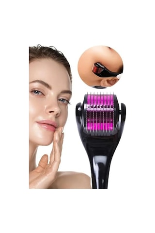 Titanyum Uçlu Saç Ve Sakal Çıkarma Tarağı Dermaroller 0,75 Mm