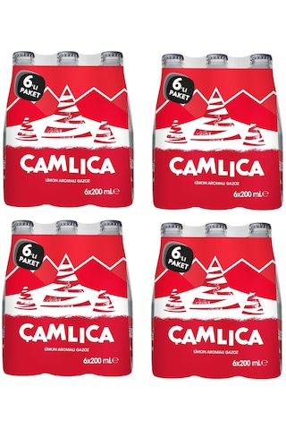 Çamlıca Limon Aromalı Gazoz 200 Ml X 24 Adet