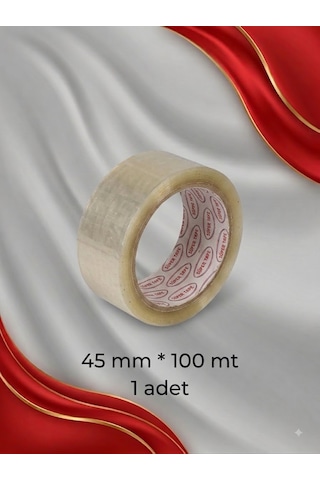 Myb Şeffaf Koli Bandı 45 Mm X 100 Mt Akrilik Yapışkanlı Bant 1 Adet