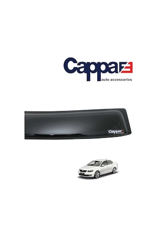 Skoda Octavia Arka Cam Üstü Spoyler Akrilik Abs Piano Black 20