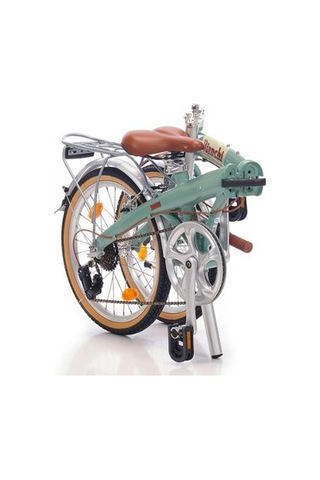 Bianchi 20j Foldıng New Vıntage Katlanır Bisiklet - Celeste Yeşil