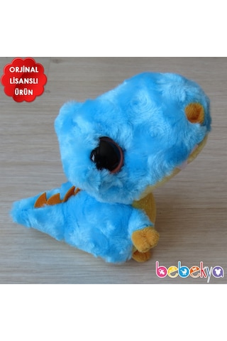 Yoohoo Lisanslı Peluş Dinozor T-rex Peluş 20cm Mavi Dinazor Peluş