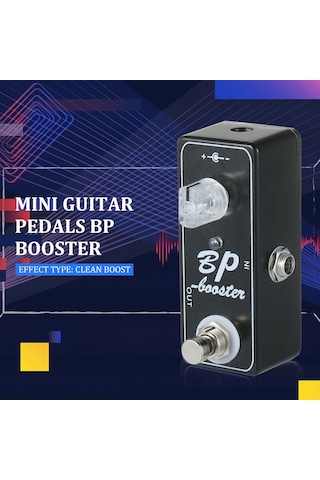 Yaozixa Mosky Bp Booster: +20db Saf Boost, Dıp Switch Eq Ayarları, Gerçek Bypass, Gitar/bas İçin Metal Efekt Pedalı