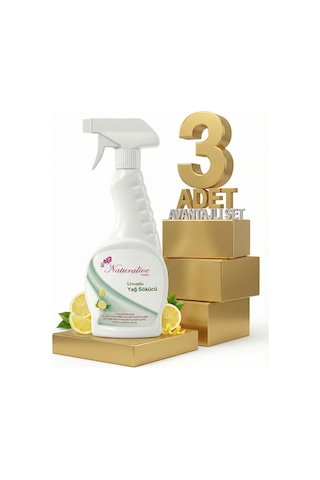 Naturalive Limonlu Yağ Çözücü 3x500 Ml