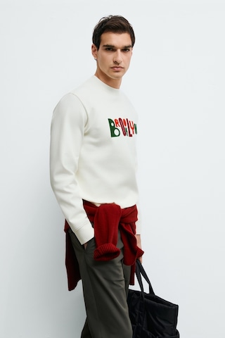 Lufian Fınn Erkek Sweatshirt Kırık Beyaz Kırık Beyaz 112030202100510