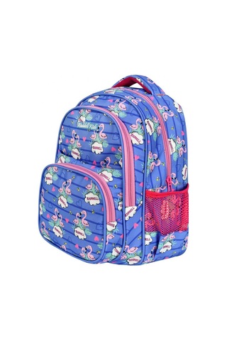 Waddell Mavi Flamingo Okul Çantası ve Beslenme Çantası Seti - Kız