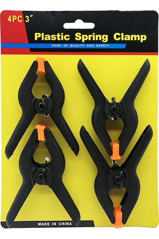 35 Mm Yaylı Mandal Tip Kıskaç Işkence Seti 4 Parça