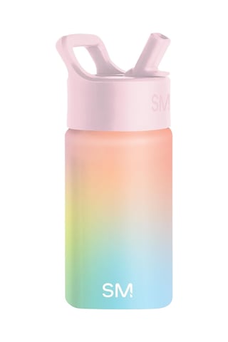 Simple Modern Kids Summit 0,4 L - Blue Dune Lightning Bolts Acı Kahverengi