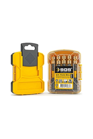 Sgs Pz2 65mm Manyetik Çift Yönlü Bits Uç Black-pro Series Sgs3983 10 Adet