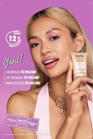 NYX Professional Makeup Blur Tint Fondöten 01 Pale