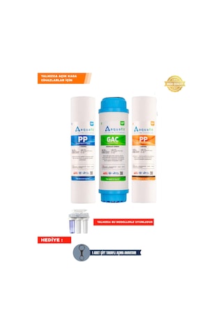 Su Arıtma Filtresi – Açık Kasa 3’lü Ön Filtre