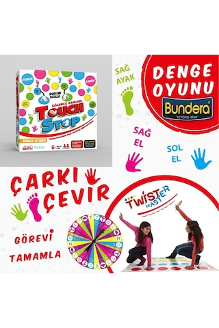 Twister Master Touch Stop V2-denge Oyunu Yeni Versiyon Twist Master - Yenilenmiş Versiyon