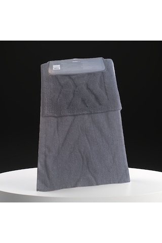 Özdilek Tufting Aris 2'li Banyo Paspası Antrasit Çok Renkli