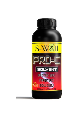 S-Well Pro-C Solvent Protez Saç Bant Sökücüsü 1 L