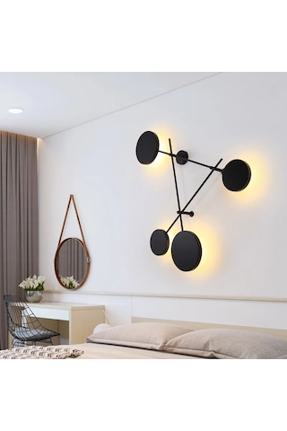 Simaavize Utra Modern Led Aplik Siyah