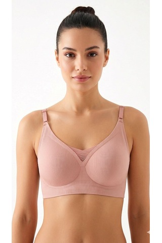 Suısy Soft Touch Fitilli Tül Detaylı Bralet Sütyen Beyaz