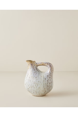 English Home Marsia Seramik Vazo 16 Cm Bej Bej