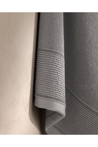 Madame Coco Genevieve %100 Pamuk Yüz Havlusu - Gri - 50x80 Cm 8684427342565 Çok Renkli