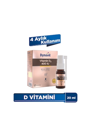 Dynavit Vitamin D3 400IU Sprey 20 ML