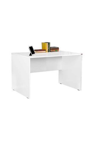 Adoremobilya Newyork Geniş Ofis Çalışma Masası - Diamond Beyaz Diamond Beyaz